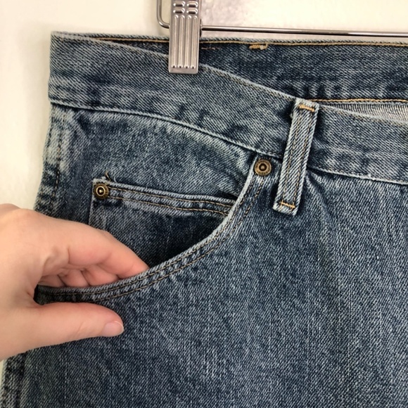 Wrangler Mens Classic Fit Cotton Jeans 34x32 Bootcut - Picture 6 of 14